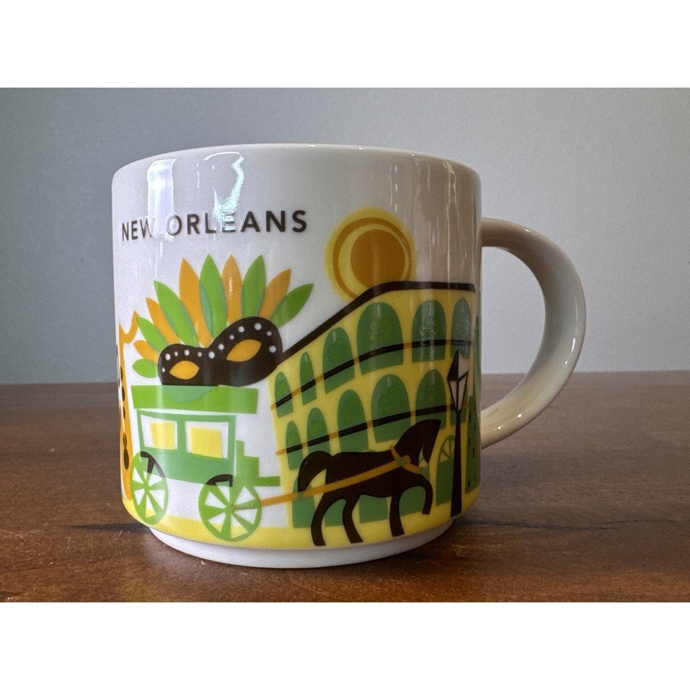 Starbucks You Are Here Collection New Orleans Coffee Mug Collectors Cup 14 Oz